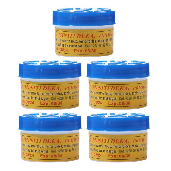 3/5Pcs 18G Herbal Menthol Cooling Balm Headaches Migraines Muscle Pain Bite Itching Fatigue Relief Calming Natural Summer Traveling Portable