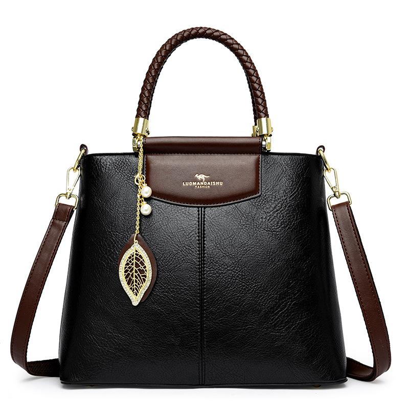 

Женская сумка портативная подарочная сумка для мамы практичная женская сумка через плечо большой емкости сумка-мессенджер сумка чёрный