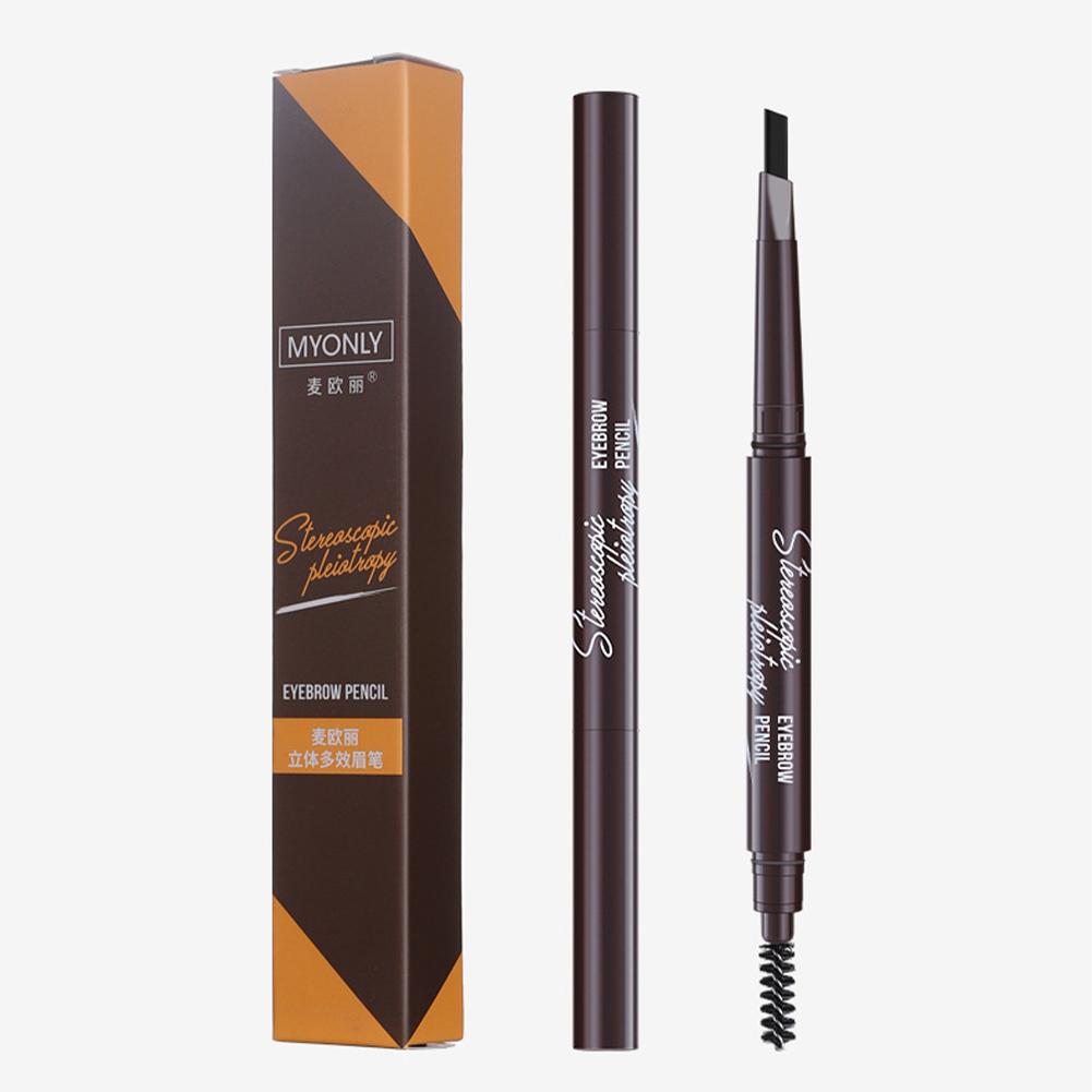 Ultra-smooth Application Eyebrow Pencil Long-lasting Formula 1# Black