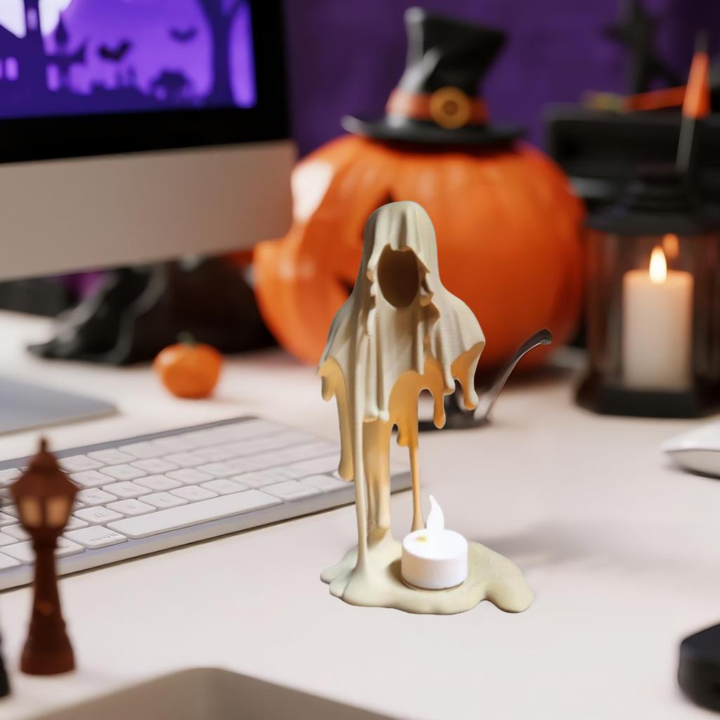 Spooky Spooky Candle Holder Decoration 3D Printing Toy Candle Holder Ornament Home Living Room Decoration