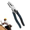 1/2 Peças Cortadores de Arame com Punho Ergonômico Antiderrapante Aço Alto Carbono Alicates de Corte de Arame Multiuso Ferramenta Industrial DIY