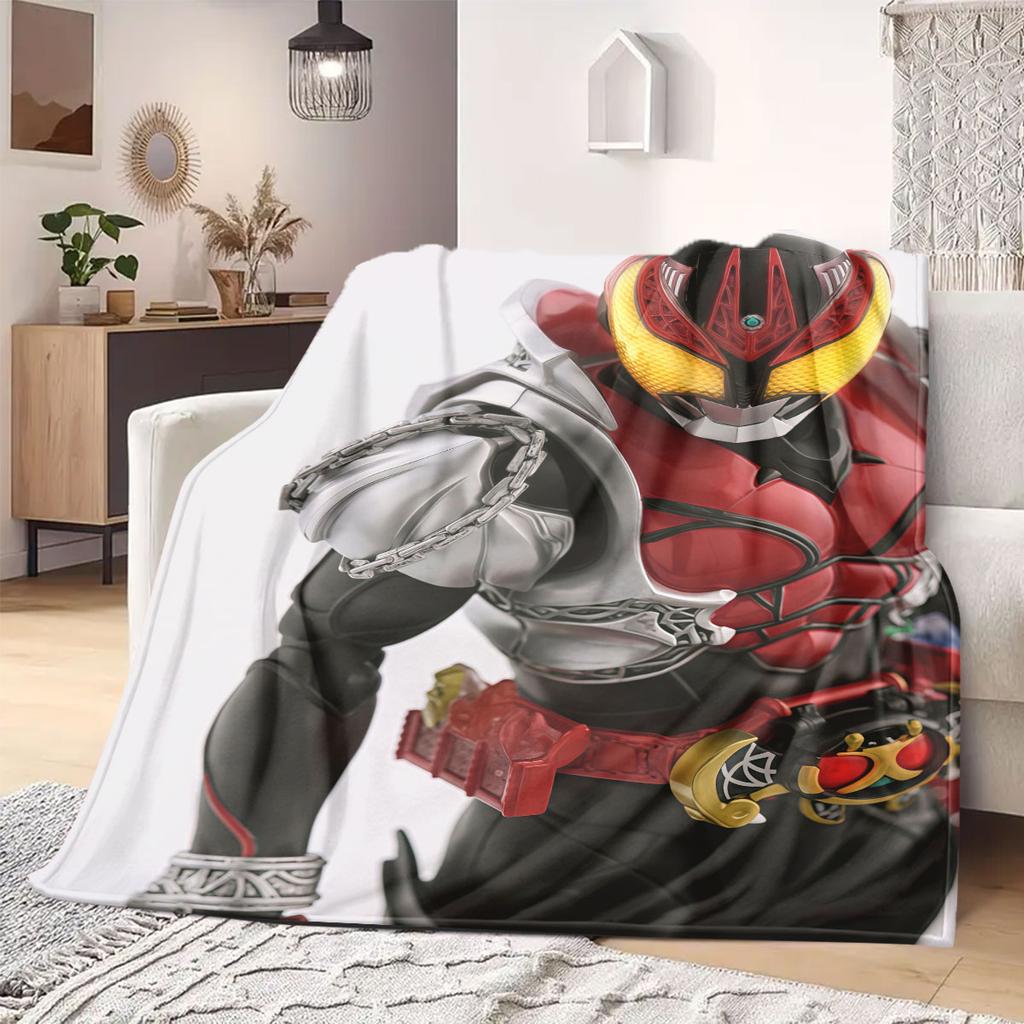 Showa Kamen Rider Flannel Blanket Warm,Comfortable,Suitable for Bedrooms,Sofas,Beds,Chairs,Picnics,Travel