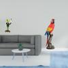 Creative Animal Statue Figurine for Tabletop Fireplace Entrance Shelf Birthday Gift Parrot Frog