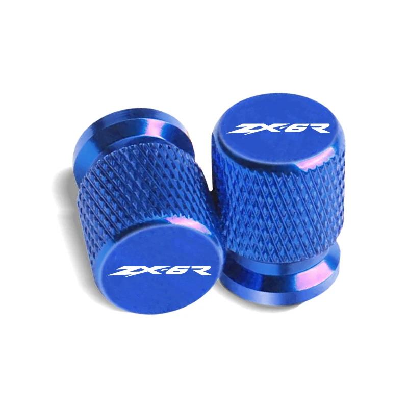 For Kawasaki Ninja ZX-6R ZX 6 R 6R ZX6R 2009-2025 2025 Motorcycle Accessories CNC Vehicle Wheel Tire Valve Stem Caps Dust Covers