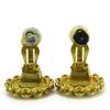 Used CHANEL Earring COCO Mark metal 9g gold Accessories