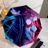Sword Art Online Umbrella with Automatic Open/Close & Self-8-Rib Heavy-Duty Umbrella, Compact Travel Umbrella Suitable for Outdoor