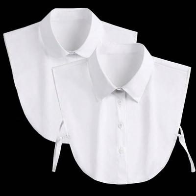 Cotton Shirt Fake Collars Decorative Collar Shirt False Collar