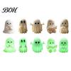 Durable Pla Figurine Halloween Ghost Figurine, 3D Printed Cute Rock Statue, Whimsical Desk Decor Funny Coffee Table Centerpieces Shelf Mantel