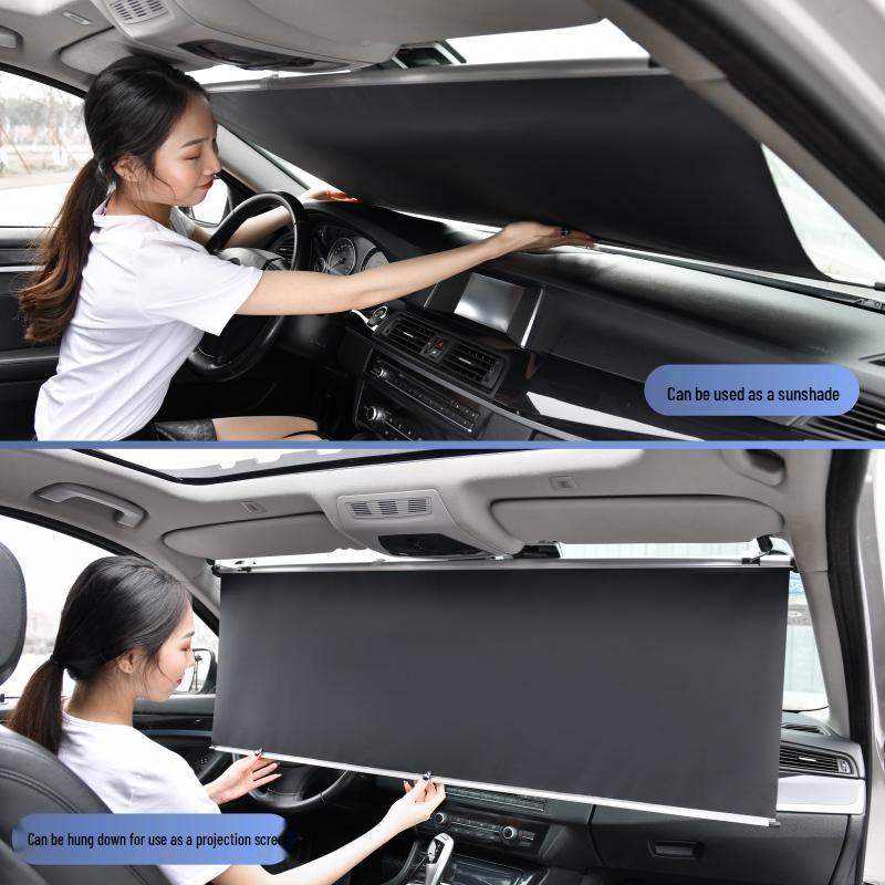 Automatic Car Window Sunshade Curtains - Heat Insulation and Sun Protection