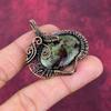Dragon Bloodstone Pendant Copper Wire Wrapped Pendant Gemstone Handmade Jewelry
