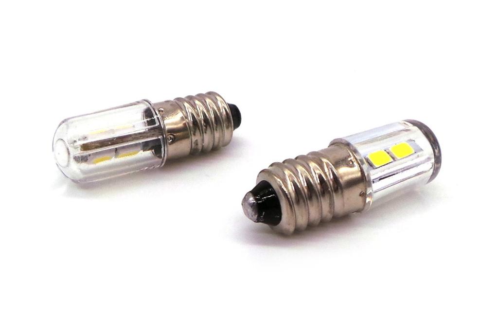 6 Pcs LED Bulb E10 6V 300lm, Off-Road