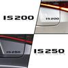 1Pcs Chrome Metal Black Silver IS200 IS300 IS250 IS350 ALTEZZA Logo Auto Body Rear Trunk Emblem Badge Sticker For Lexus