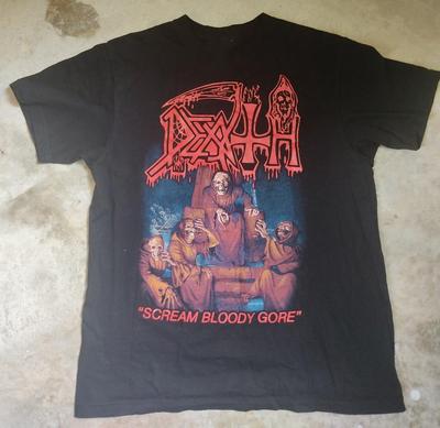 Death Band Schwarzes T-Shirt Baumwolle Volle Größe Unisex S5XL