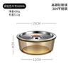 Steamed egg bowl with lid, household baby bowl, glass bowl specially designed for microwave ovens, heat-resistant