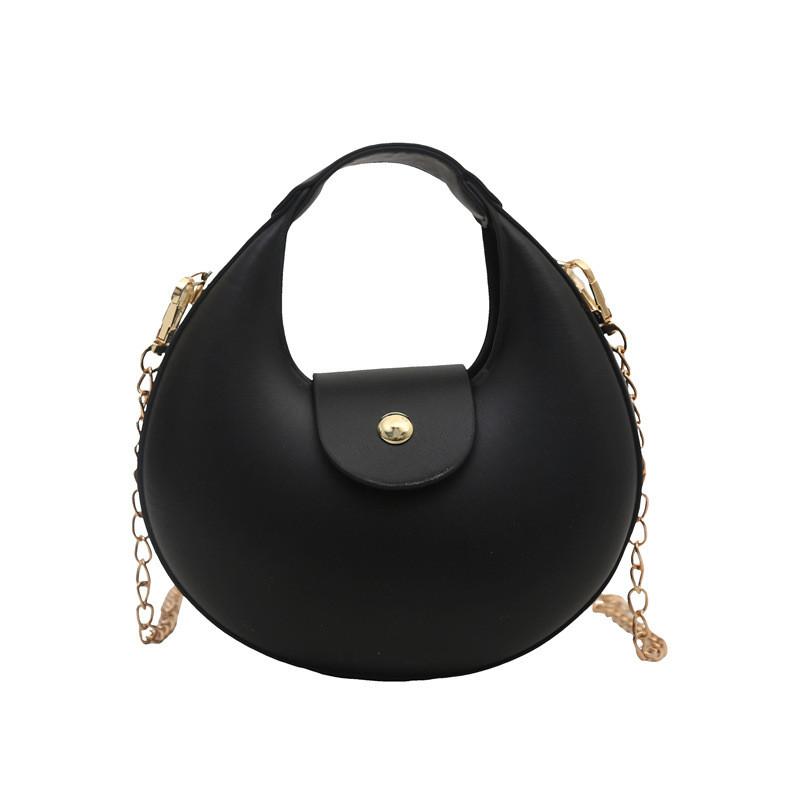 Pu Material Crescent Bag For Women With Zipper Closure And Stitching Detail For Daily Use