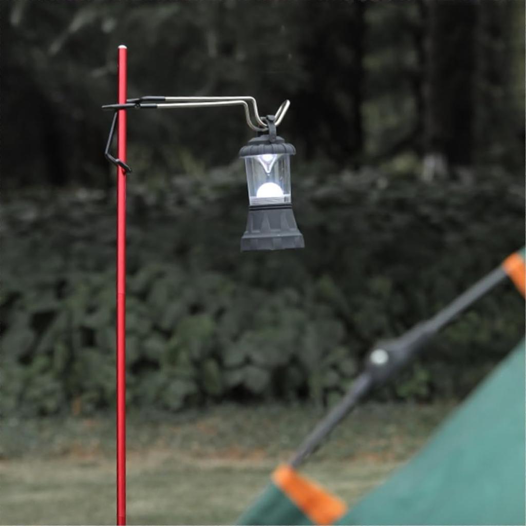 Koundeneko Lantern Hanger, Set of 3, Camping Lantern Hooks, Non-Slip, Outdoor Lamp Pole Hooks, Outdoor Supplies, Camping Equipment