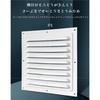 Metal Ventilation Grille, Square Vent Cover with Mesh, Ventilation Hood with Insect Screen, for Bathrooms, Kitchens, and Offices, Rust-Resistant, Dura