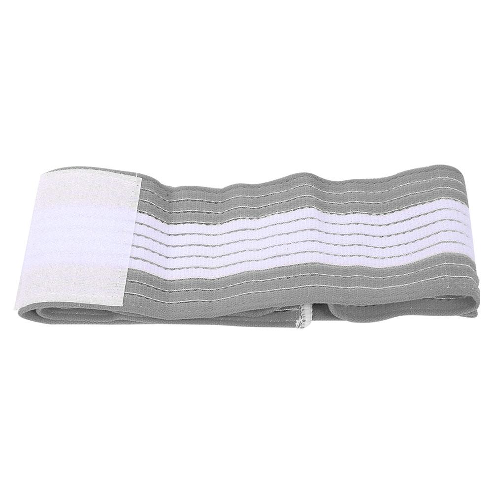 Adjustable Ankle Support Pad Protection Elastic Brace Guard Support for Gym Fitness Grey White