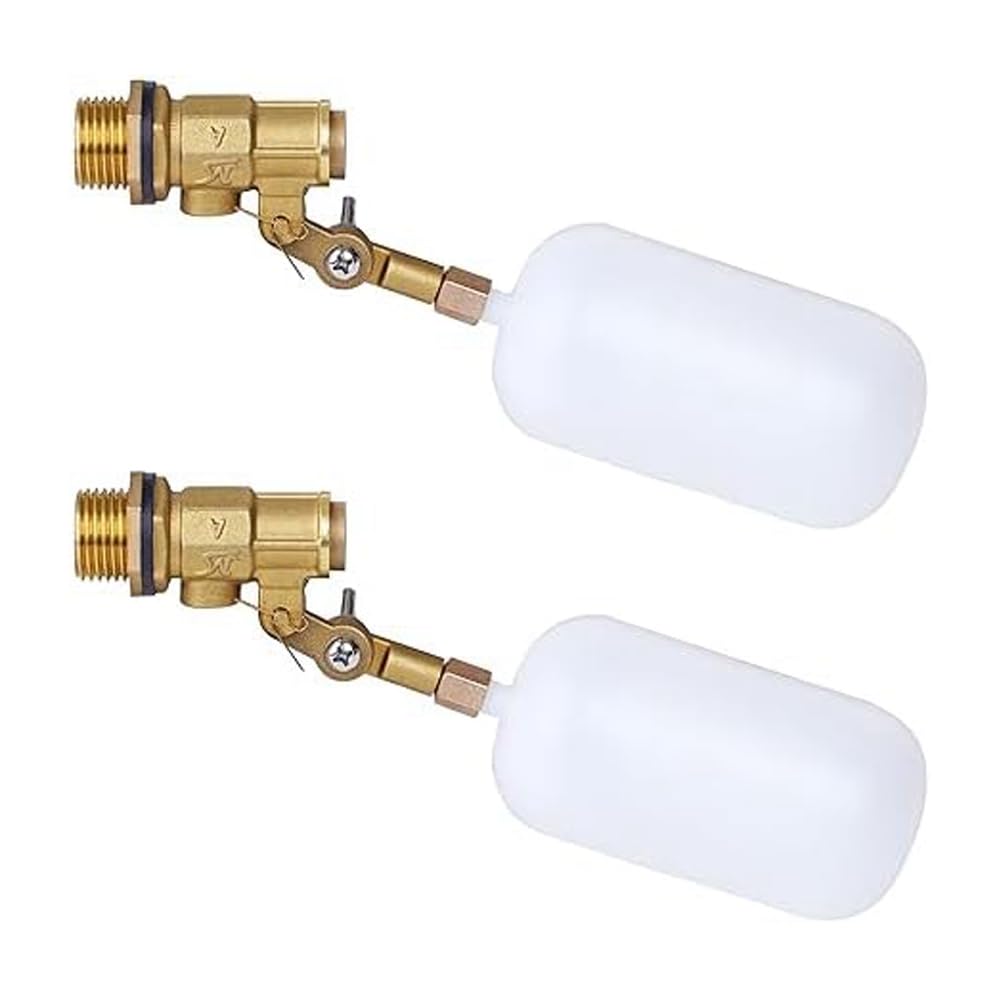 Plastic float valve automatic float valve for drinking bowl float valve for replenishing water 2pcs