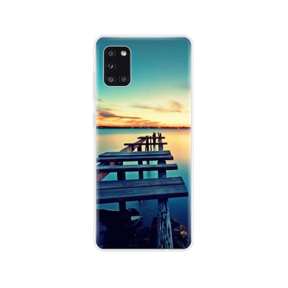 Fall Für Samsung Galaxy A31 Fall Für Samsung A31 EINE 31 SM-A315F 6.4"; Telefon Abdeckung Silikon Weiche TPU Coque Stoßstange Volle Schutzhülle