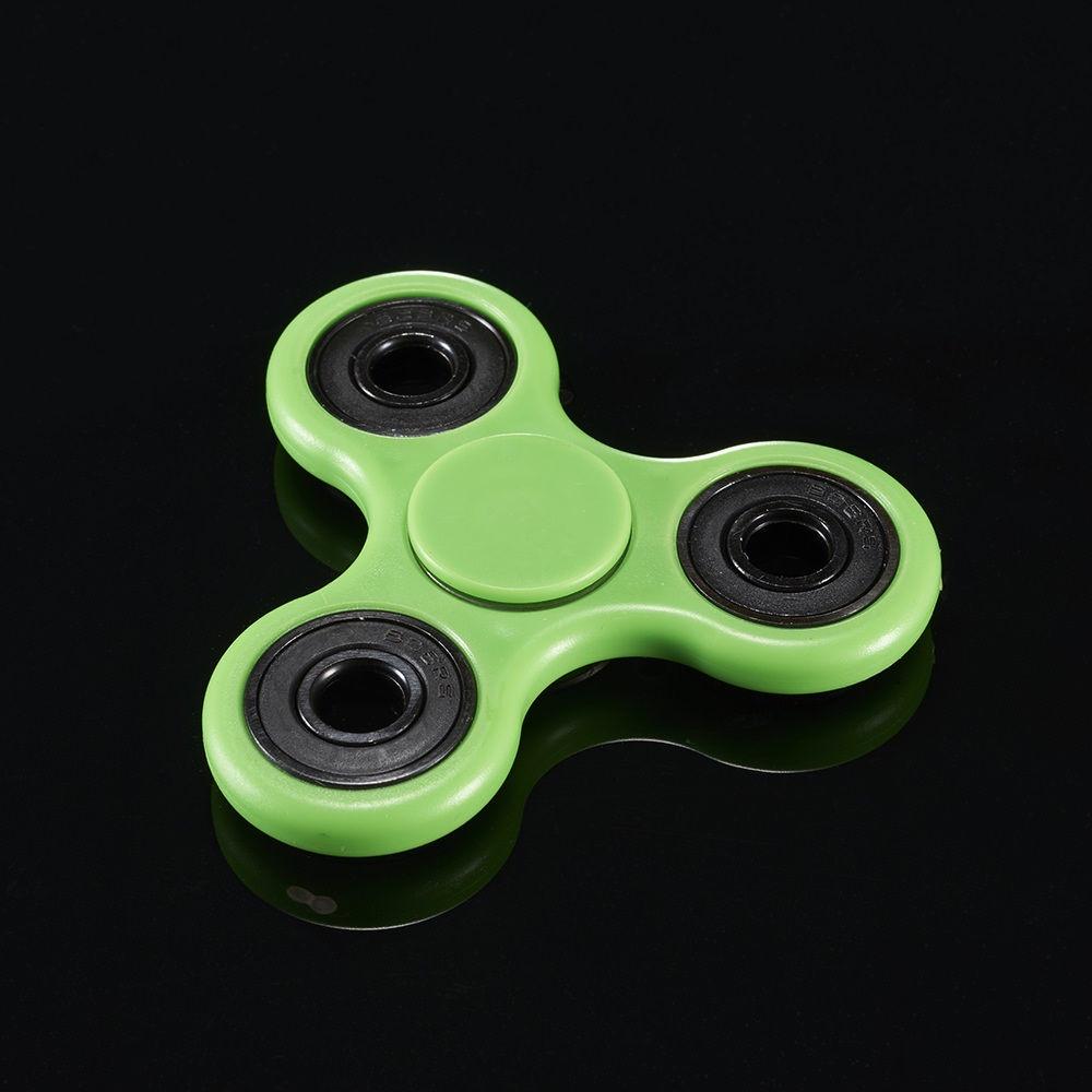 Elegant Wood Hand Spinner Tri Fidget Ceramic Ball Desk Toy For Stress Relief