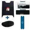 Honda U-Be+ Rubber Foot Mats: Waterproof, Sun-Blocking, Dirt & Wear-Resistant Motorcycle Pedal Pads.