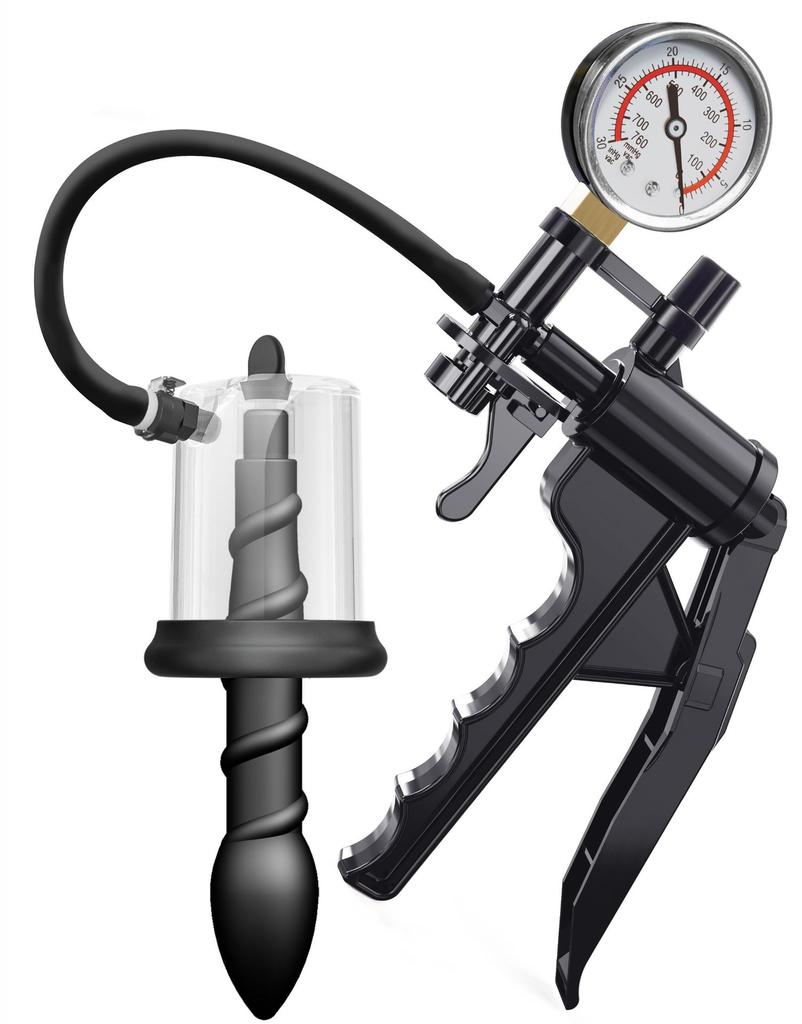 Anal Pump Manual Vacuum Rosebud Pump Sex Toys for Men Women SM Suction Cup Prostate Stimulator Anus Dilator Butt Plug Set