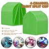 8oz Acrylic Pour Cup , 4 Channels Paint Pouring Split Cup Art Pour Supplies