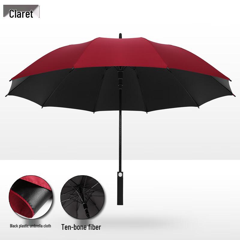 NanQiao 10-Rib Semi-Automatic Straight Golf Umbrella