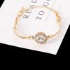 Popular Zircon Letter Bracelet Premium Flash Diamond Bracelet Simple Fashion European and American Hand Jewelry