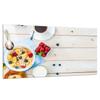 GLASS PROTECTIVE PLATE FOR STOVE 90x52 COFFEE
