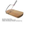 Wood Cheese Slicer with Stainless Steel Wire Adjustable Cheese Butter Cutter