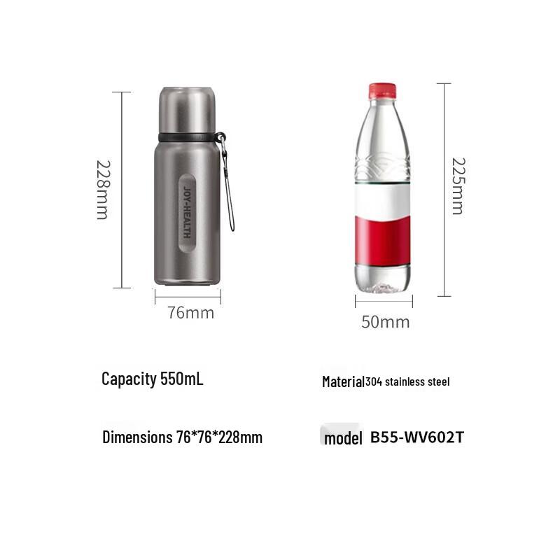 Joyoung Portable Stainless Steel Vacuum Insulated Bottle