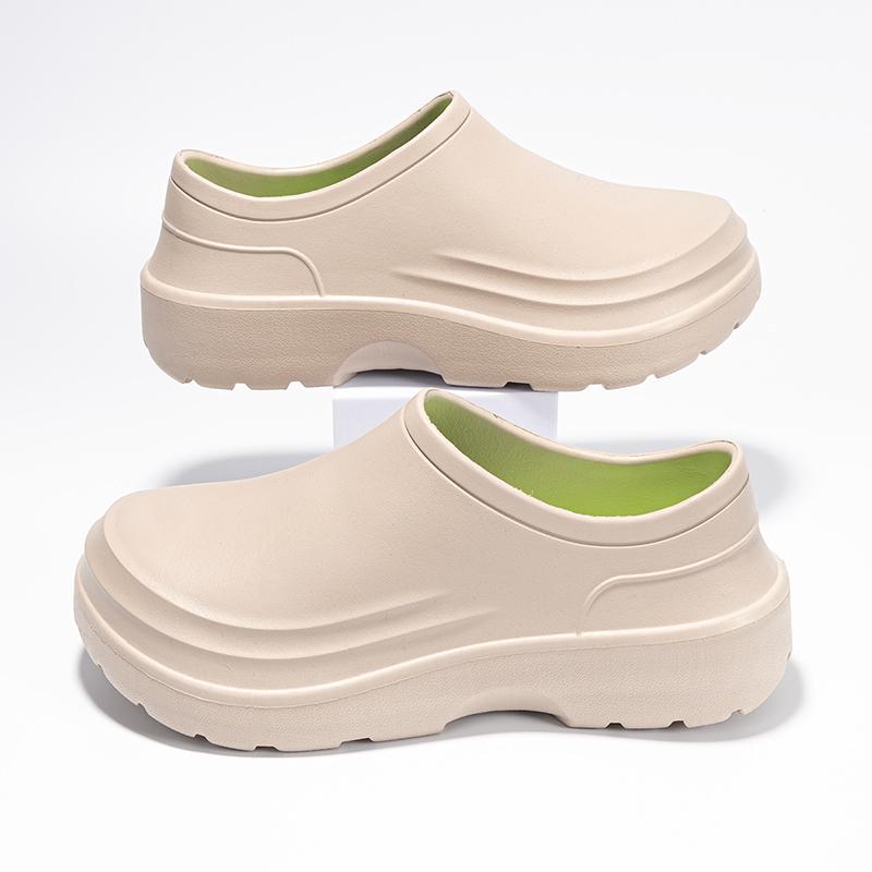Men Work Chef Shoes Waterproof Oil-proof Kitchen Work Cook Boots Non-slip Ankle Rain Boots Man Hotel Restaurant Safety Footwear