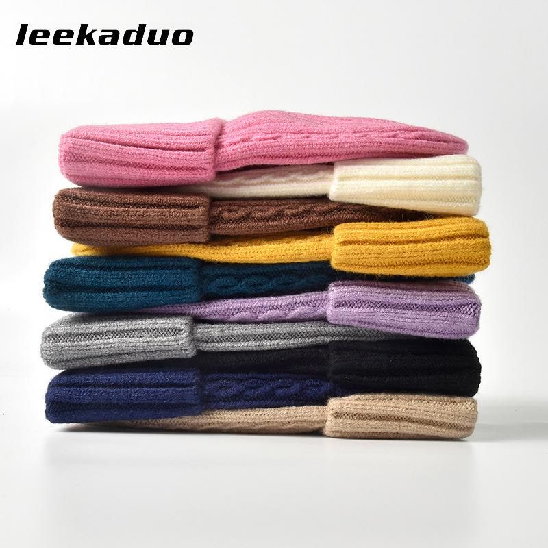 Hat for Men's Winter Casual Solid Color Knitted Hat for Women's Knitted Headcap Fashion Cold Hat