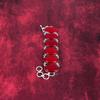 Rote Koralle Handgemachtes Edelstein Armband, 925 Sterling Silber Armband Antiker Schmuck, Als Verlobungsgeschenk