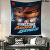 Octonauts Power Wall Tapestry Aesthetic Wall Hanging Printed Fabric Blanket Decorative Tapestries for Bedroom Living Room Home Decor