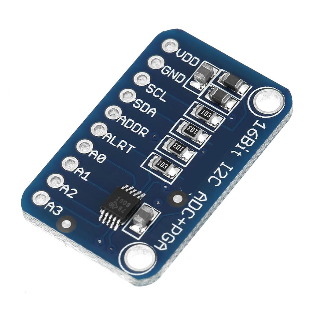 Analog to Digital Module,1pc 16‑Bit I2C ADC Development Board Analog to Digital Converter Module