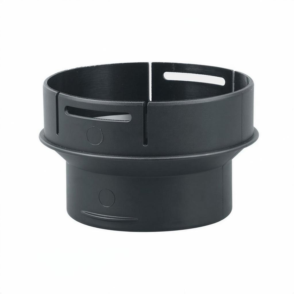 90mm to 75mm Diesel Heater Duct Adapter with Slotted Connector