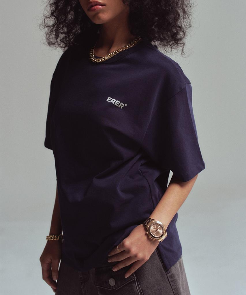 ERER [Un] Basic Logo T-Shirt Navy