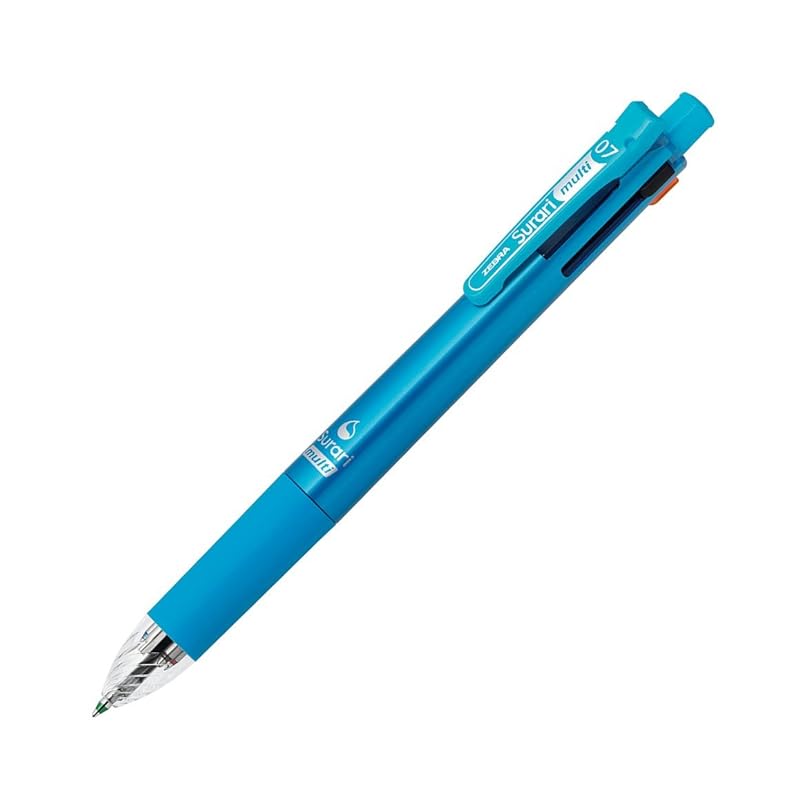 

zebra multifunction pen 4 colors + sharp slurry mulch 0.7 light blue P-B4SA11-LB