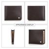 CONTACT'S Genuine Leather Vintage Short  Men Wallet Card Holder RFID Small Male Coin Purse Wallets
