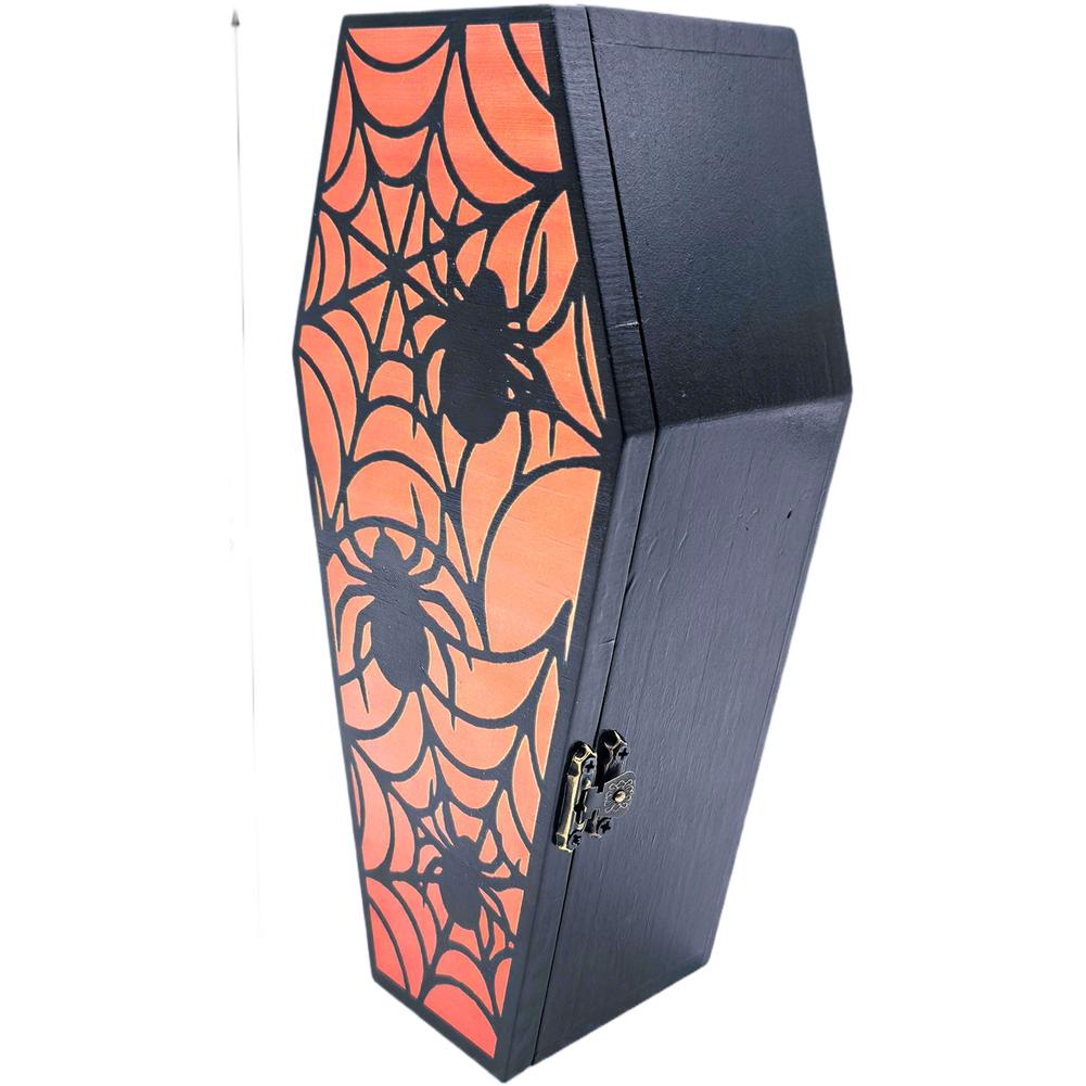 Halloween Candy Box Wooden Storage Container Functional Storage Solution