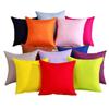 Candy Color Pillowcase Solid Decorative Home Decoration Sofa Car Cushion Cover 40X40