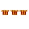 3pcs M19 Crank Cover Screws Rustproof High Accuracy Aluminum Alloy Bike Crank Cover Screws for Mountain Bike