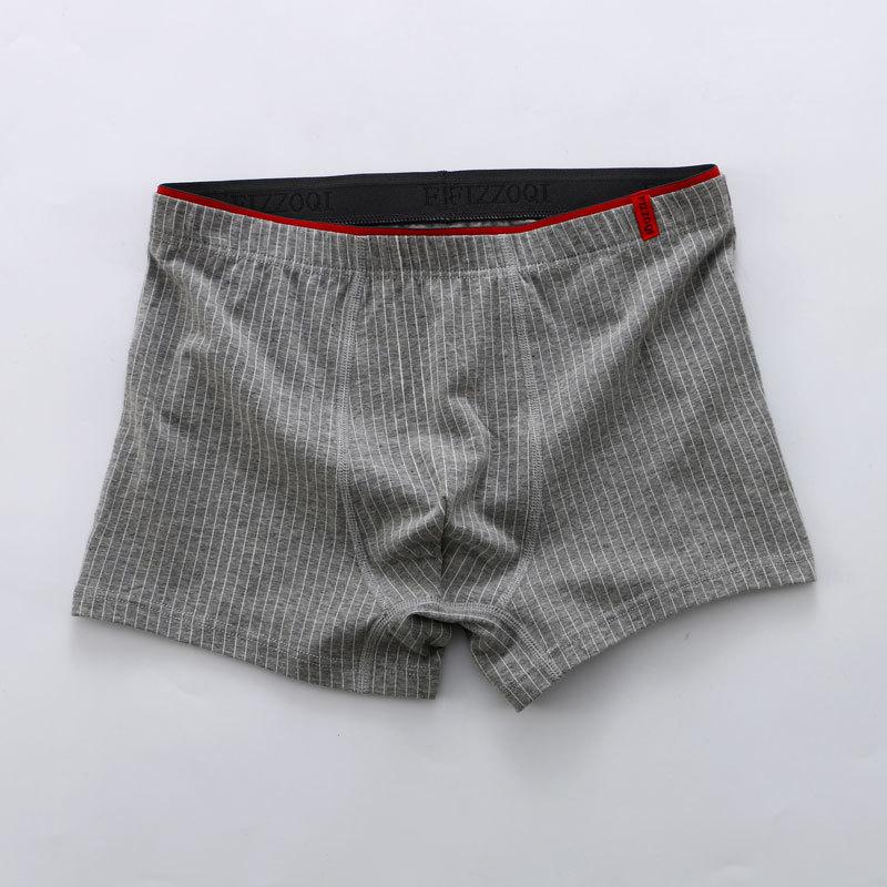 Men's Underwear Cotton Men's Four Corner Pants Breathable Large Size Mid Waist Flat Corner Pants Shorts