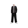 Li-Ning X Jackie Chan Kung Fu Series Innate Qi Solid Color Casual Long Sleeve Jacket Men Jacket Charcoal-Black AFDT109-3
