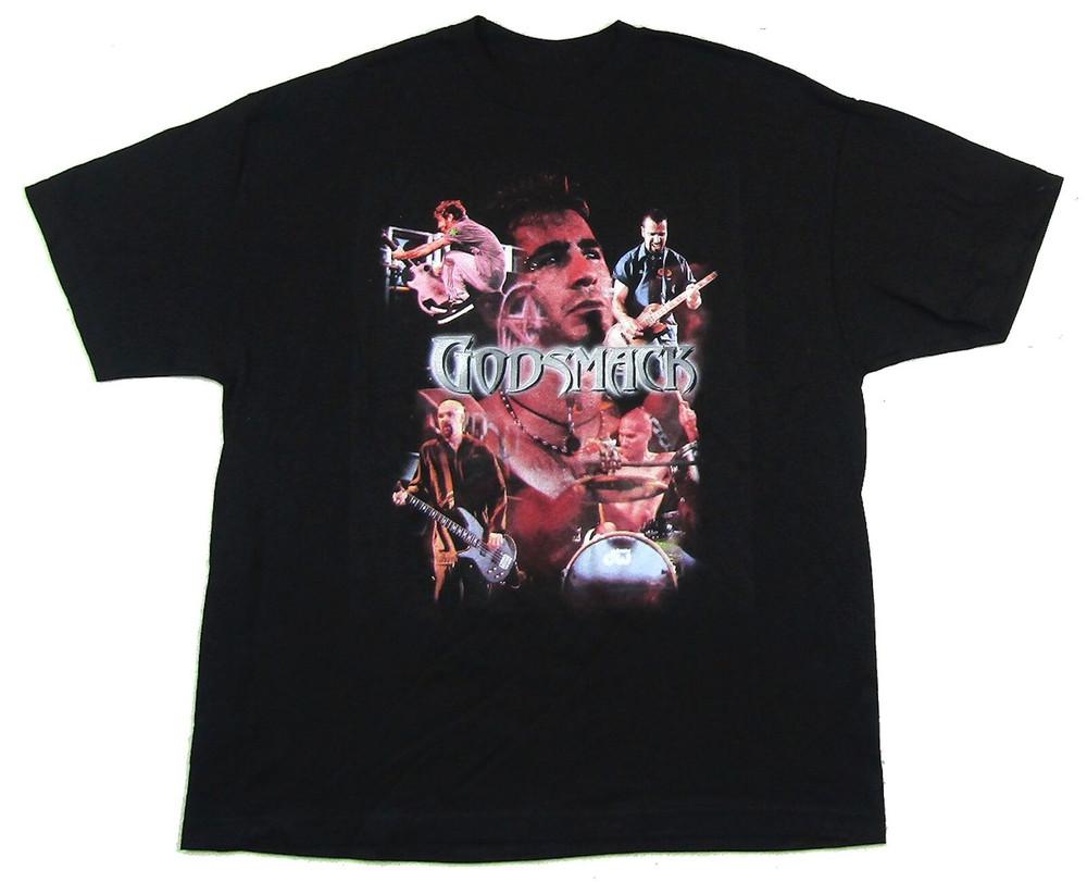 Godsmack Band Live Concert Black T Shirt All Size S M L 234XL Unisex T-Shirt L