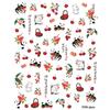 Popular 3D Panda Cherry Embossed Nail Stickers for DIY Nail Art and Crafts