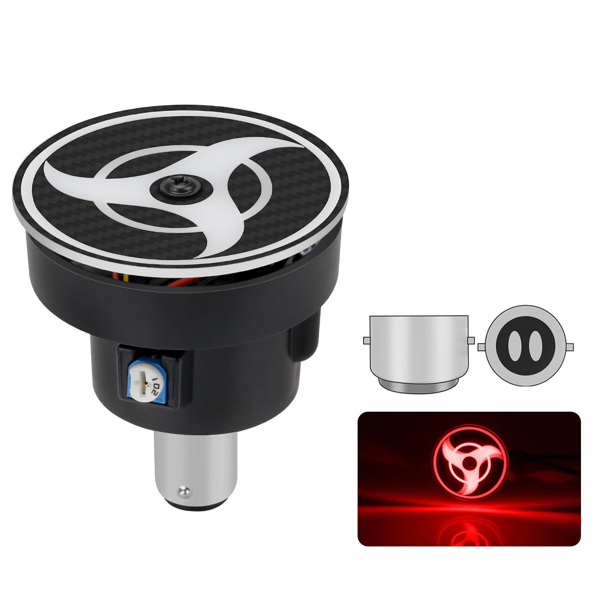 

Motorcycle Brake Light Hokage Wheel Eyes Rotating Rainbow Flashing Tail Light Auxiliary Bulb Anime Thememodification Accessories